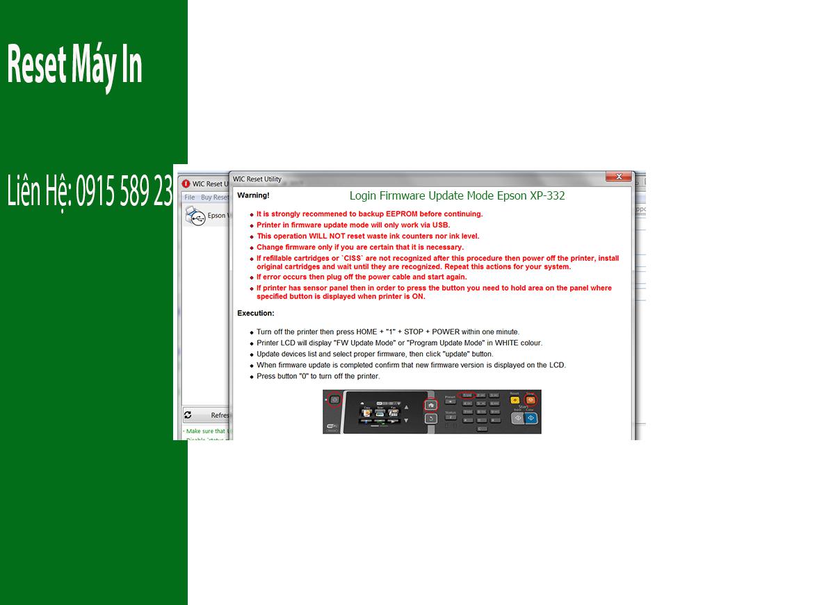 Key Firmware May In Epson XP-332 Step 3